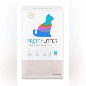 6lb bag of Pretty Litter Health Monitoring Cat Litter